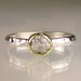 Rough Diamond Ring - 18k Gold and Palladium Sterling