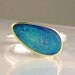 Boulder Opal Ring - 18k Gold and Sterling