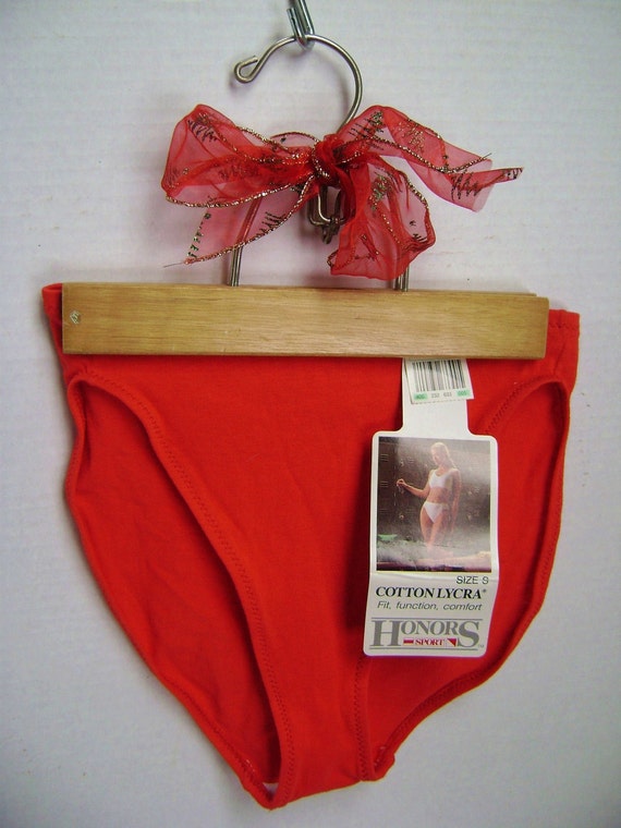 RESERVED For Miaveur Vintage Red Hot Panties Hi