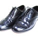 HOLD REDUCED Vintage Oxford Wingtip Shoes Black Classic Florsheim, Man size 11 D, Pristine Perforated Mad Men Executive, Wedding Groom Prom