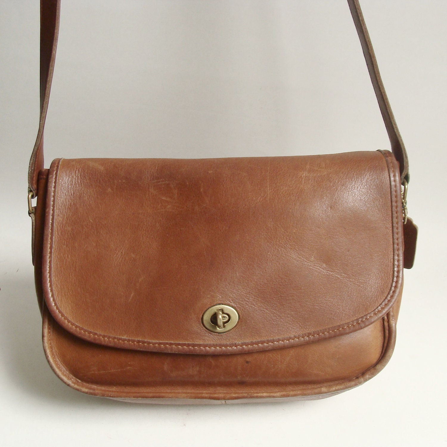 Coach bag / brown leather Coach bag / leather Coach purse