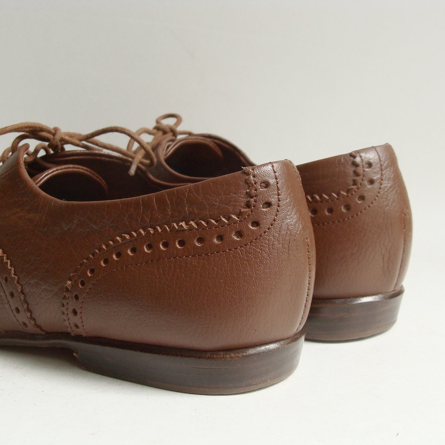 brown leather oxford