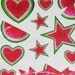 Watermelon Rub on Transfers for Scrapbooks, walls, lots of things