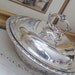 Vintage ornate covered Silver Serving Dish