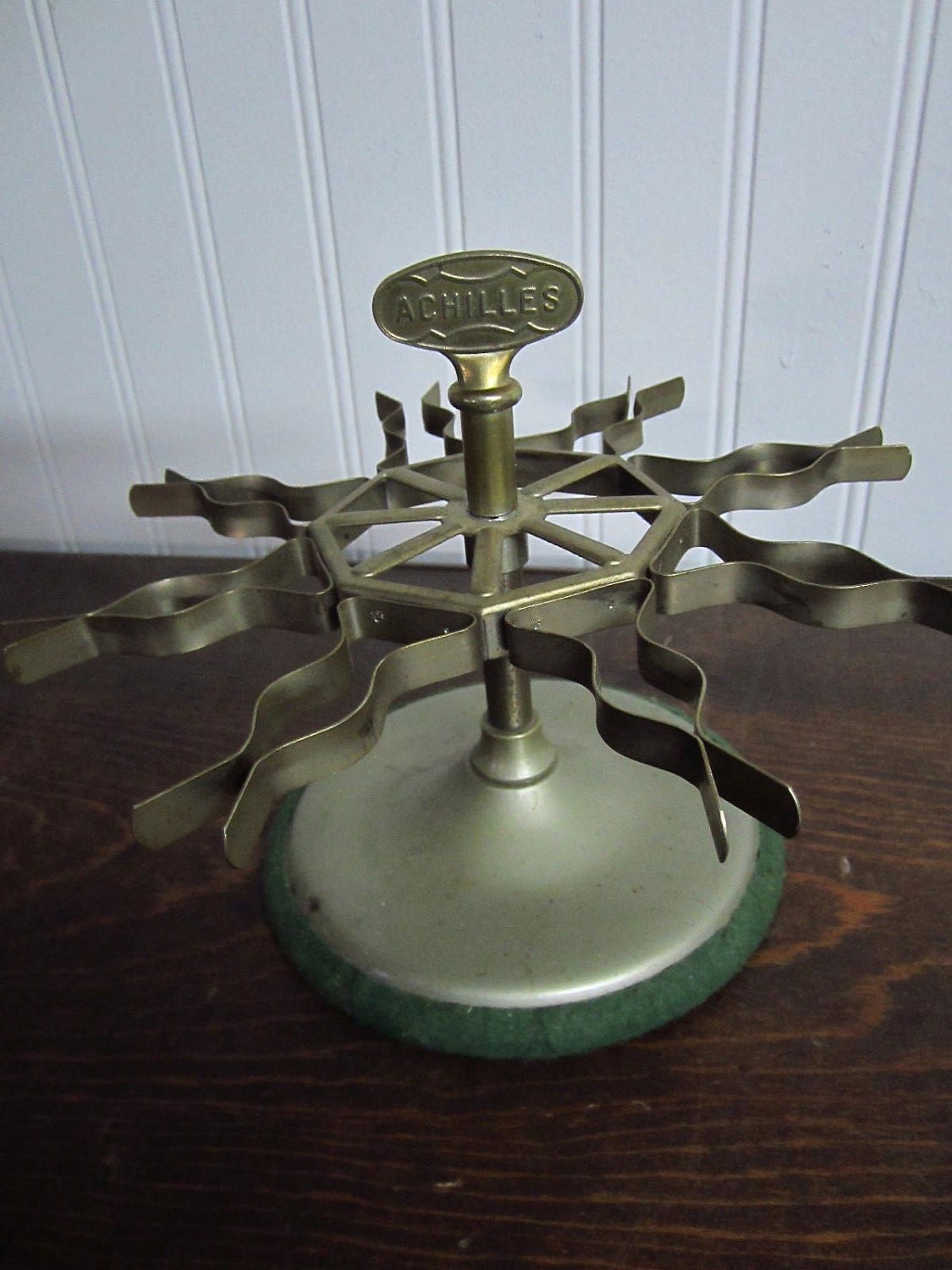 Vintage Achilles Rubber Stamp Holder