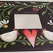 Funky Chickens Handpainted on an Ikea Mirror Frame