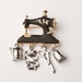 Sewing Machine with Charms Brooch / Pendant
