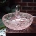 Vintage Fenton Pink Glass Ring Display Holder