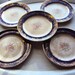 Reserved,,Set Vintage Dishes Central by Salem Decorative Plates Cobalt Blue and Encrusted 23 kt. Gold
