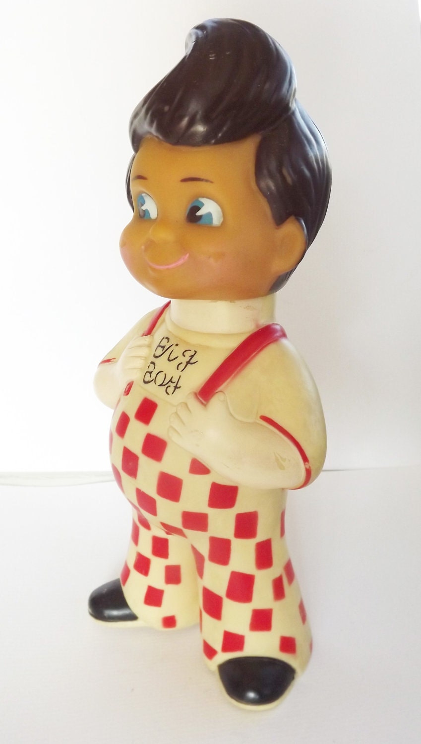 Vintage Bank Toy Shoneys Big Boy Retro 1970s Doll Figurine