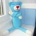 Hand Crocheted Blue Amineko Cat