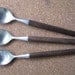 Lauffer Flatware Oslo Pattern Norway Stainless Steel Rosewood Handle
