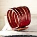 Spring Fashion Leather Cuff Gift for Mom OOAK