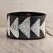 Christmas Gift Guide Chevron Tribal Native Jewelry Triangle Wristband Cuff Handmade Holiday Sale