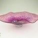 Blown Glass Wall Art Fuchsia Pink Poppy Flower Wall Decor