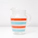 Vintage Striped Pitcher