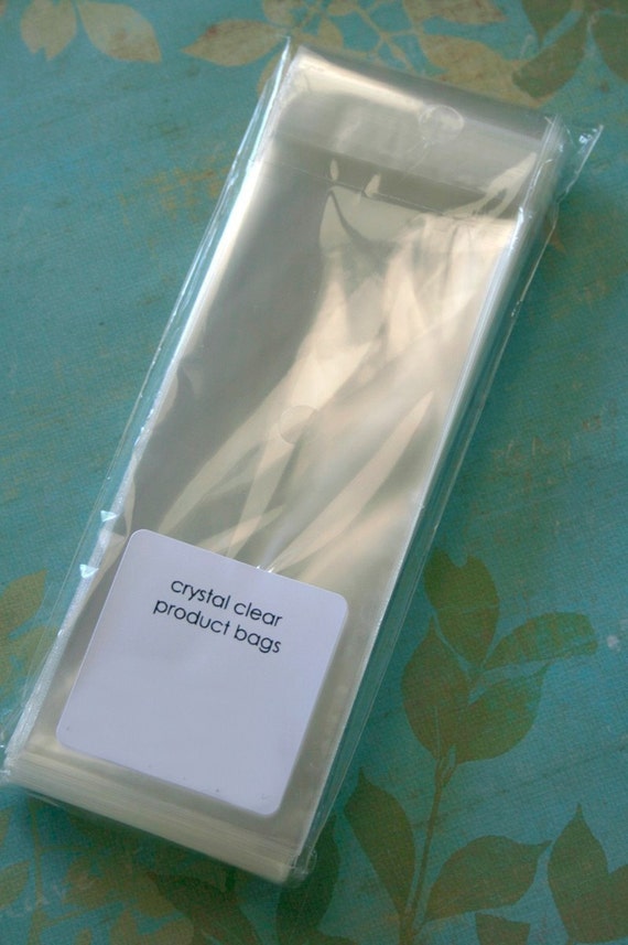 QTY 100 Ultra Clear Bags Acid and Lignin Free 2 1/4 x 8