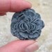 Drawer Knobs Peony Flower in Dark Grey, more COLORS available (RFK02)