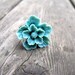 Seafoam Green Cherry Blossom Ring
