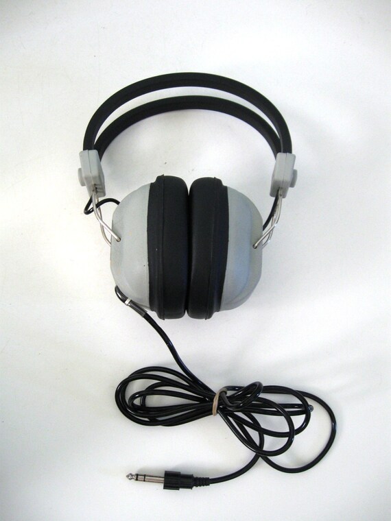 Vintage 60s 70s Ultrasonic Headphones Audio Equipment Working