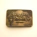 70s Belt Buckle Las Vegas Casino Bourbon Street New Orleans Brass