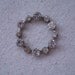 Creative Supplies - Clear Rhinestone Hoop in Silver Tone Setting