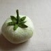 Light Green and White Tomato Pincushion