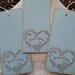 Wedding Wish Tags Bird Nest Heart Wreath and Flowers Set of 25