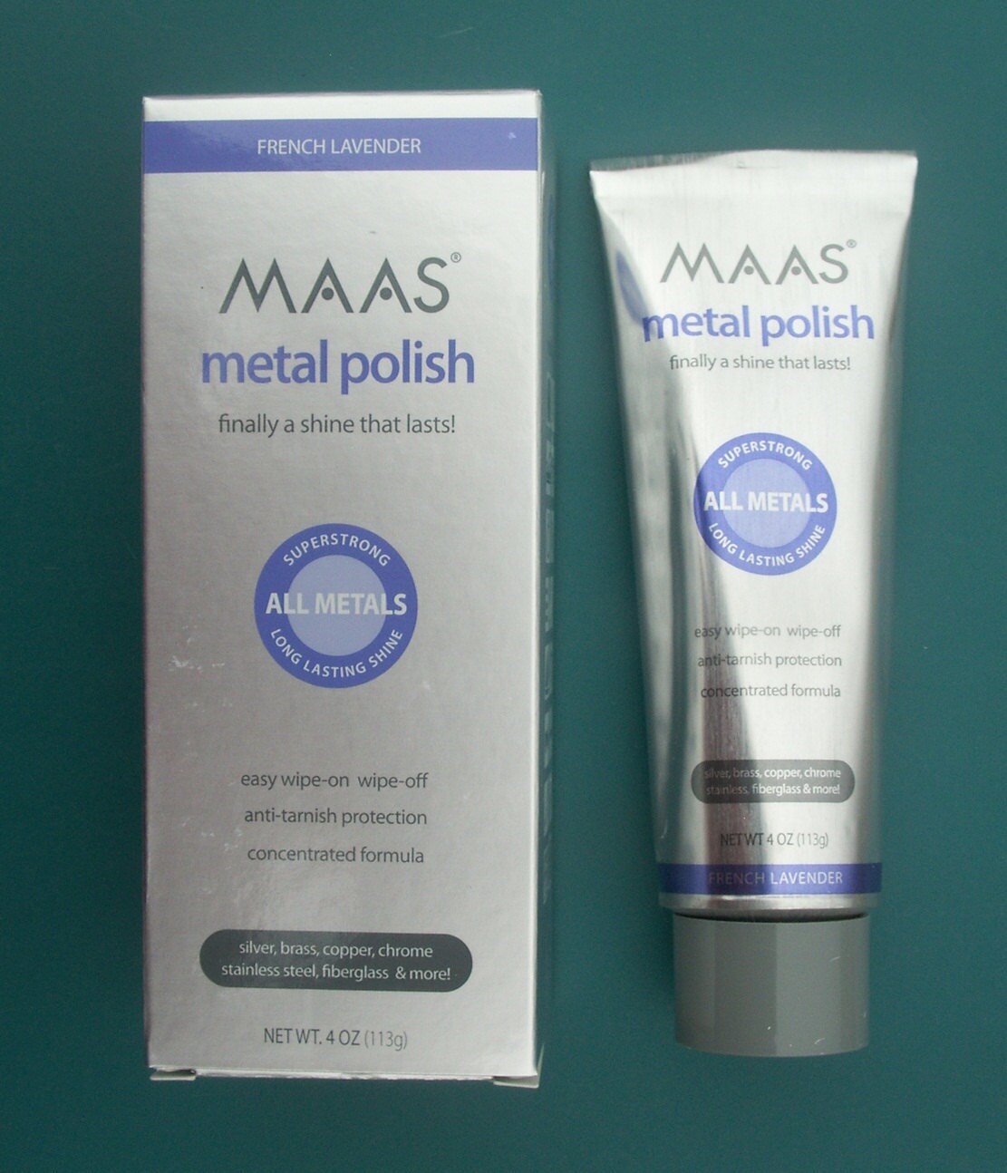 MAAS POLISHING CREME made in usa 4 oz tube