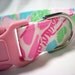 Lilly Pulitzer Pink Princess Patch Fabric Girl Dog Collar - Limited Quantity