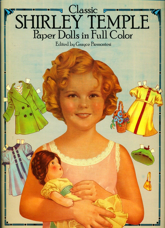 Download Uncut 1986 SHIRLEY TEMPLE Paper Doll Book Dover by EvelynnsAlcove