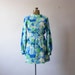 reserved vintage 1960s ART NOUVEAU PRINT mini dress small reserved