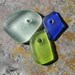 Charm Sized Seaglass in Cobalt Blue, Aqua & Lime Green