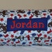 Nap Mat - Monogrammed Wanna Be a Cowboy Nap Mat with Navy Double-sided Minky or Minky Dot Blanket