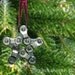 Bike Chain Star Ornament - Choose your ribbon - FREE GIFT WRAPPING