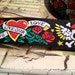 7/8" Awesome TATTOO Themed Jacquard RIbbon sold by the yard