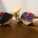 Vintage Asian Inspired Wooden Clog Slides sz US 7 -8