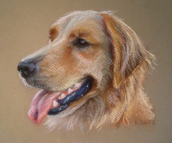 Custom Dog Portraits Pastel Paintings From Your Photo