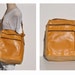 vintage leather bag vintage canvas and leather bag tote ipad case shoulder bag