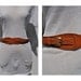leather belt boho hobo vintage 1980s leather belt 28 29 30