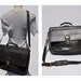 vintage leather MESSENGER BAG tote laptop carry all COACH