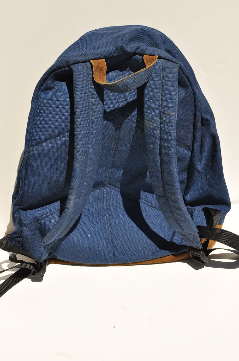 vintage 1980s BACKPACK eddie bauer tote carry on school suede