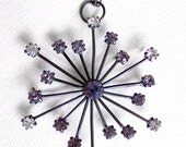 Purple Jeweled Astro Necklace