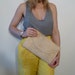 Vintage Rattan Weaved Clutch