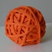 Recycled Tshirt Yarn - Orange - 29 yds - RT556