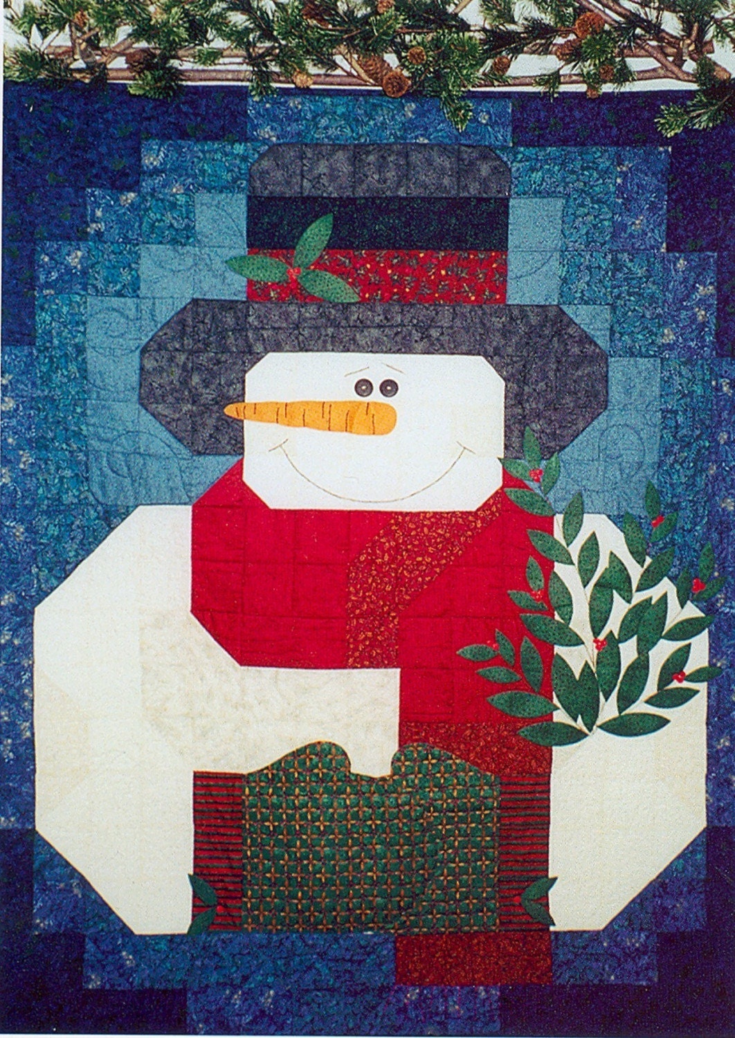 My Snowman Quilt Pattern With FREE Buttons Included