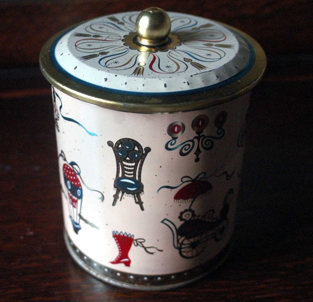 1960s Baret Ware Tin Made in England