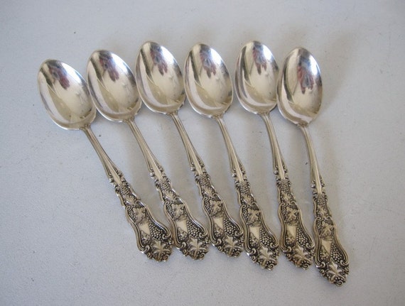 Antique Demitasse Spoons Set of 6 Moselle 1906 Pattern