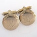 Vintage M or W Monogrammed Cufflinks, Cuff Links