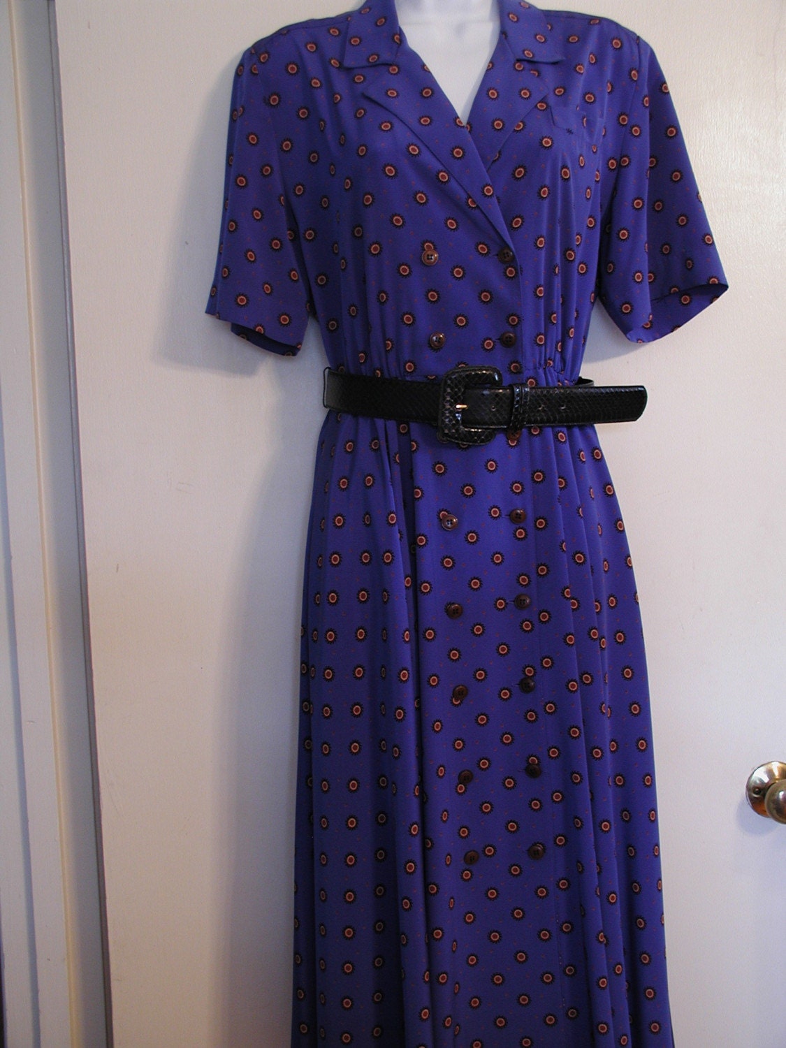 Vintage Liz Claiborne Shirtwaist Dress Petite size 8